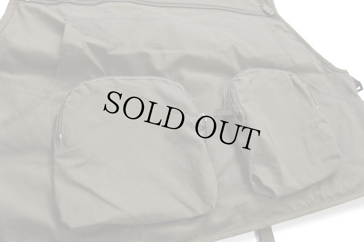 画像6: 90s ORVISオービス ロゴ刺繍 フィッシングベスト オリーブドラブ L (6)