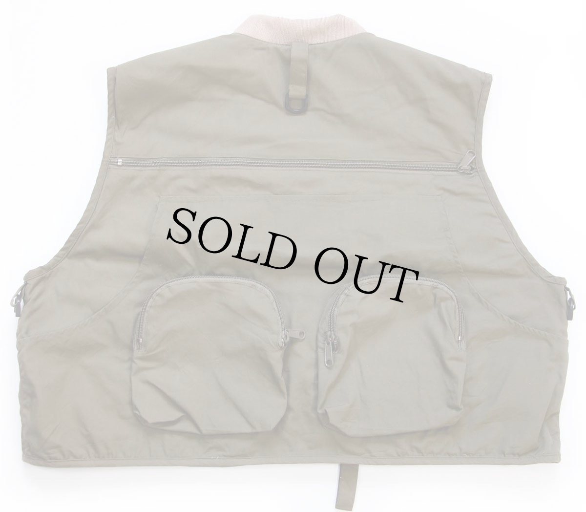 画像2: 90s ORVISオービス ロゴ刺繍 フィッシングベスト オリーブドラブ L (2)