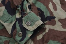画像5: 90s 米軍 U.S.ARMY AIRBORNEパッチ付き ウッドランドカモ BDU ジャケット M-R (5)