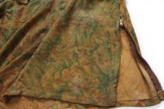 画像6: 80s USA製 Deer Wear ハンドペイント レースアップ プルオーバー ディアスキン スエード レザーシャツジャケット 茶 42 (6)