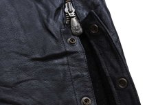 画像7: HARLEY-DAVIDSON ハーレー ダビッドソン レザーチャップス 黒 (7)