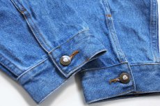 画像7: 90s John Lennon IMAGINE ジョンレノン イマジン アート 刺繍 デニムジャケット 4ポケット XL (7)