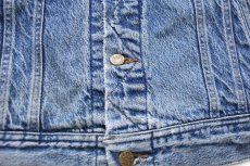 画像8: 90s Leeリー THE MOVIE CHANNEL 刺繍 デニムジャケット 4ポケット 44L (8)