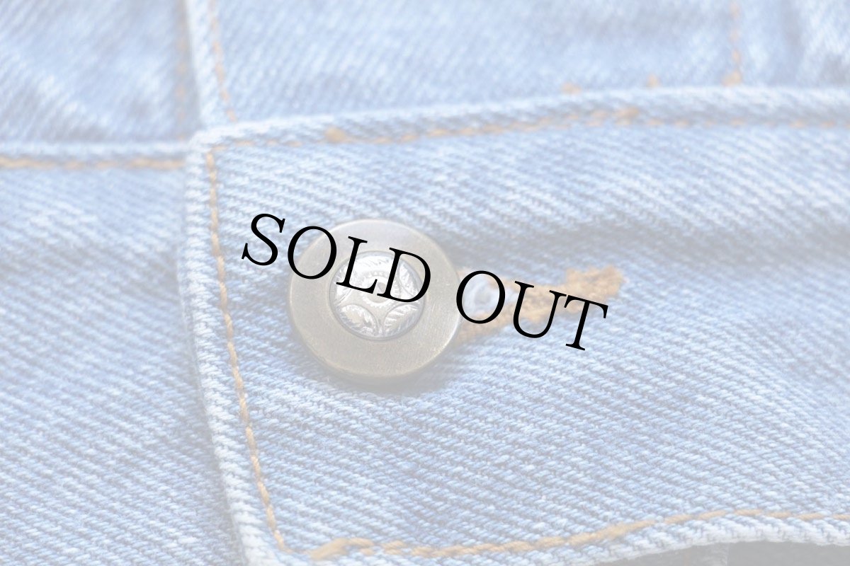 画像6: 90s John Lennon IMAGINE ジョンレノン イマジン アート 刺繍 デニムジャケット 4ポケット XL (6)