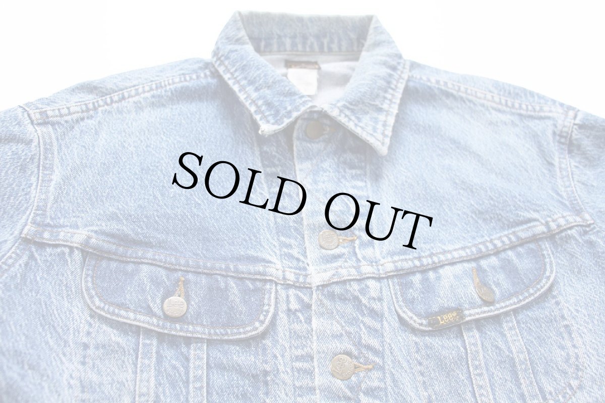 画像3: 90s Leeリー THE MOVIE CHANNEL 刺繍 デニムジャケット 4ポケット 44L (3)