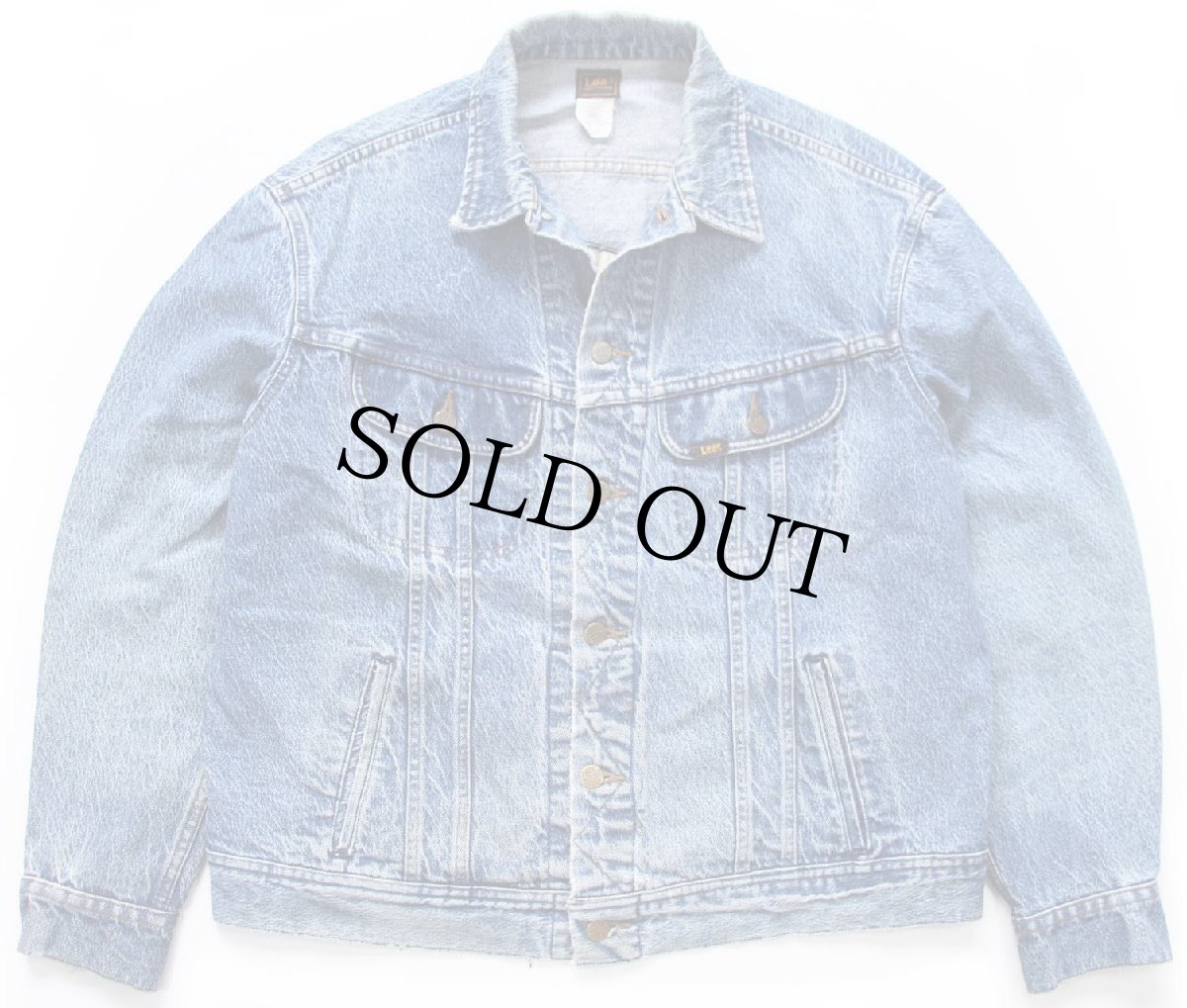 画像2: 90s Leeリー THE MOVIE CHANNEL 刺繍 デニムジャケット 4ポケット 44L (2)