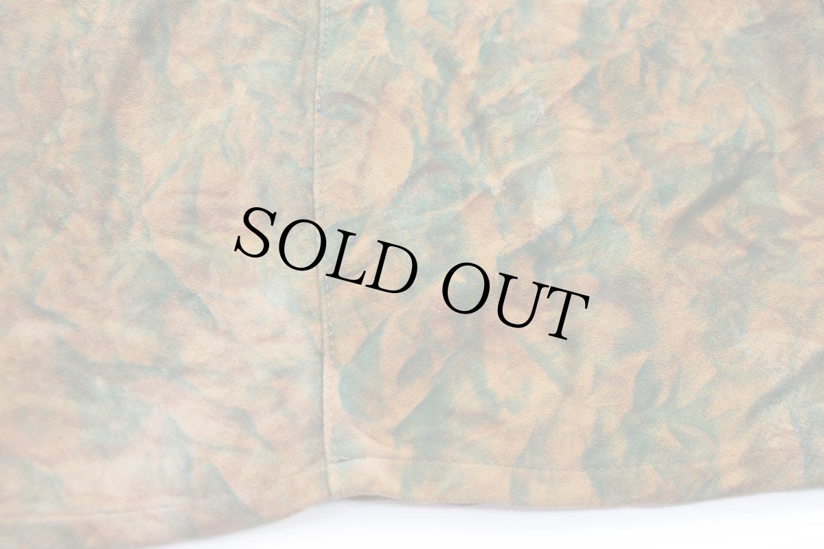 画像7: 80s USA製 Deer Wear ハンドペイント レースアップ プルオーバー ディアスキン スエード レザーシャツジャケット 茶 42 (7)