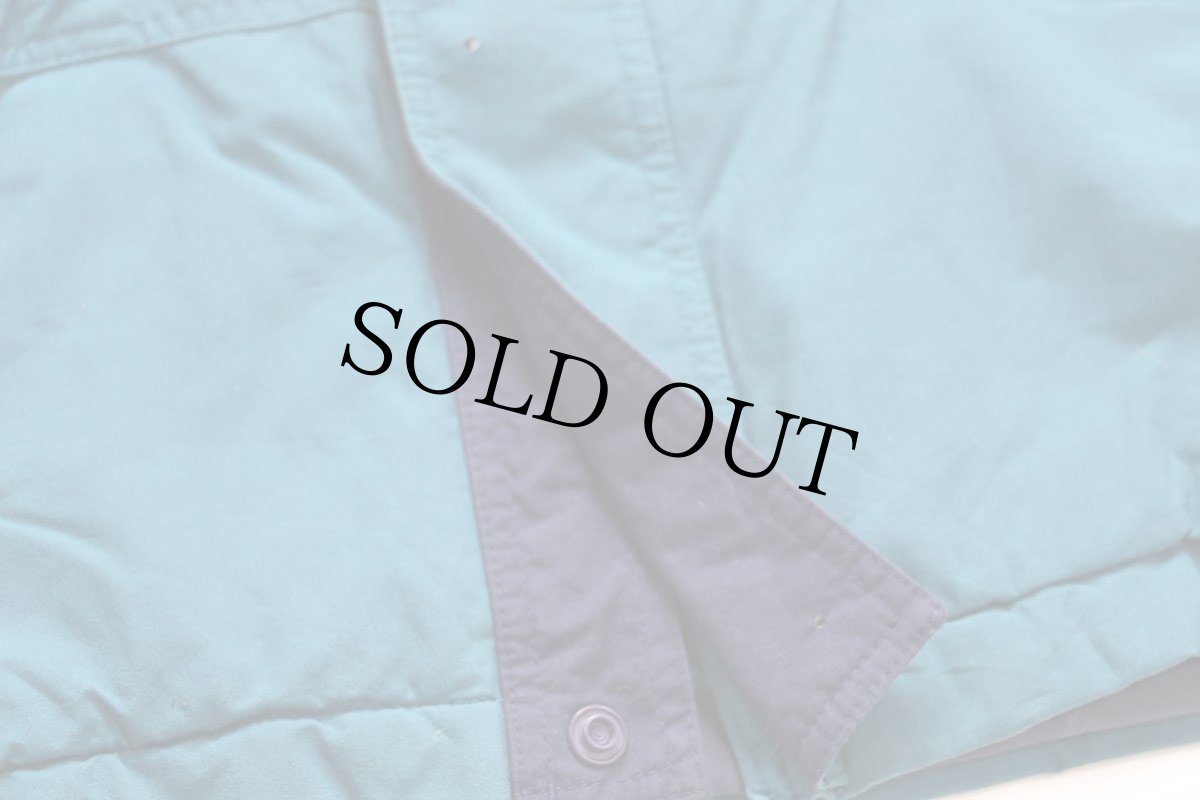 画像7: 90s patagoniaパタゴニア Guide Parka ガイドパーカー フード付き 中綿入り ナイロンジャケット 青緑 KIDS'12 (7)