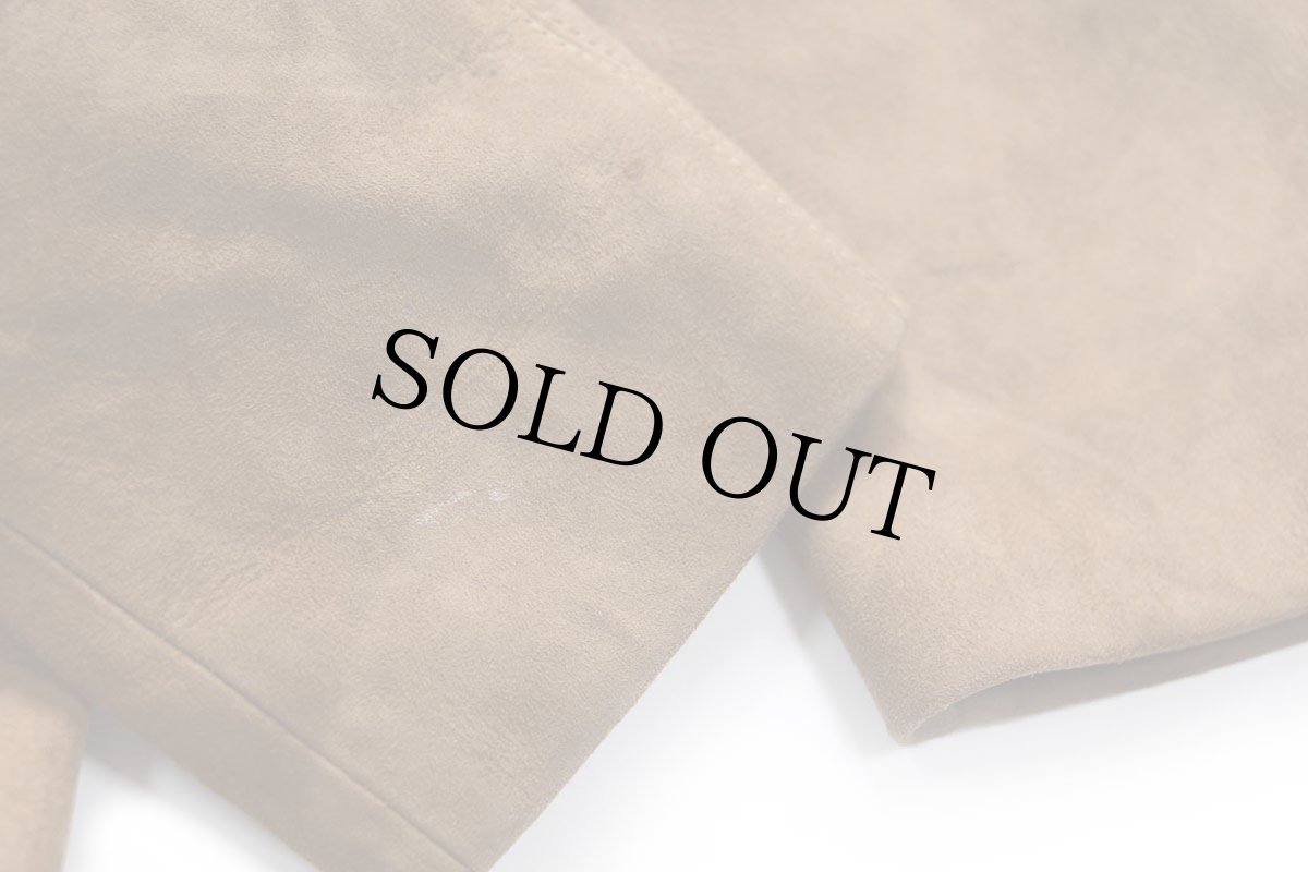 画像7: 70s Don Lorenzo × ROETAN LEATHERS ディアスキン スエード レザージャケット 茶 40 (7)