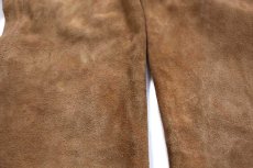 画像7: 60s UNKNOWN スエード レザーチャップス 茶 (7)
