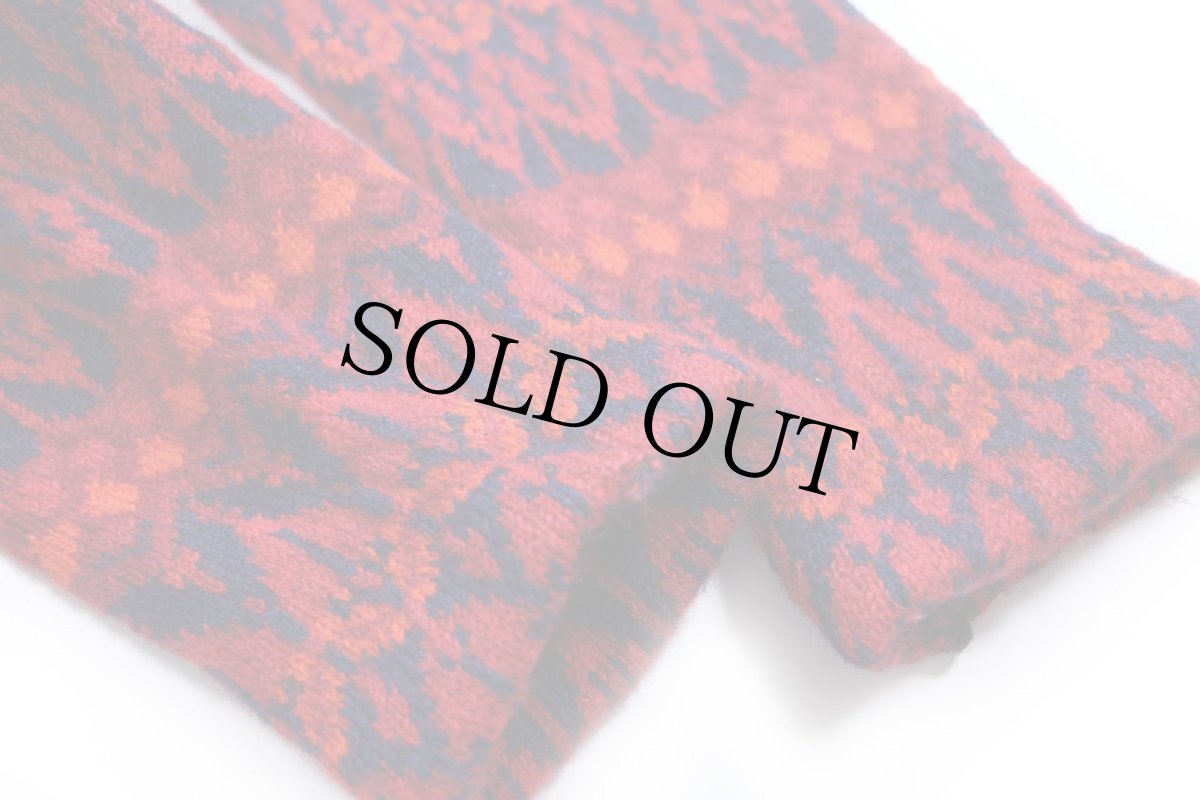 画像6: 70s スウェーデン製 ICELAND JERSEY MODELLER ノルディック柄 ボートネック ウールニット セーター M (6)