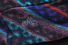 画像5: 90s USA製 EMS ロゴ刺繍 総柄 フリースキャップ (5)