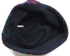 画像4: 90s USA製 EMS ロゴ刺繍 総柄 フリースキャップ (4)