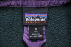 画像4: patagoniaパタゴニア バイカラー シンチラ ライトウェイト フリース スナップT フーディー キッズ S (4)