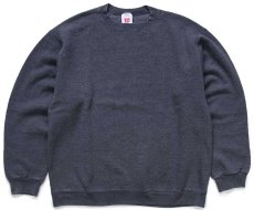 画像1: 90s Wilsonウィルソン 無地 スウェット チャコールグレー L★ブランク (1)