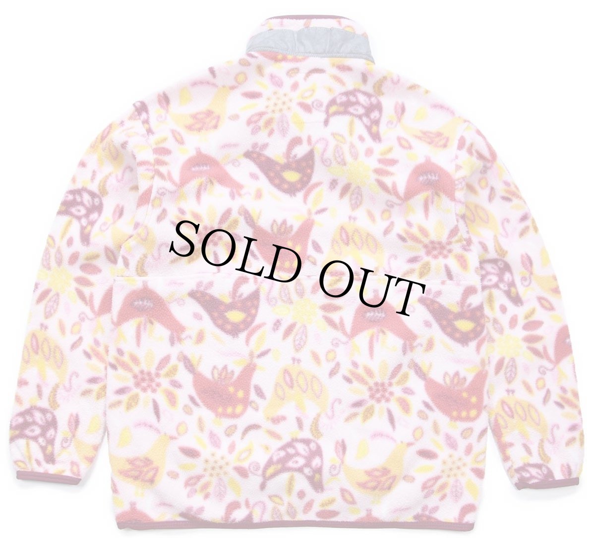 画像2: 00s patagoniaパタゴニア 総柄 マースピアル ハーフジップ プルオーバー シンチラ フリース KIDS' M (2)