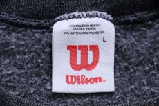 画像4: 90s Wilsonウィルソン 無地 スウェット チャコールグレー L★ブランク (4)