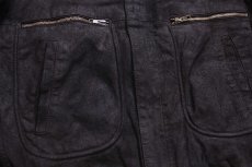 画像5: 00s NRA LIFE MEMBER 薄中綿入り ヌバック レザージャケット 黒 M (5)