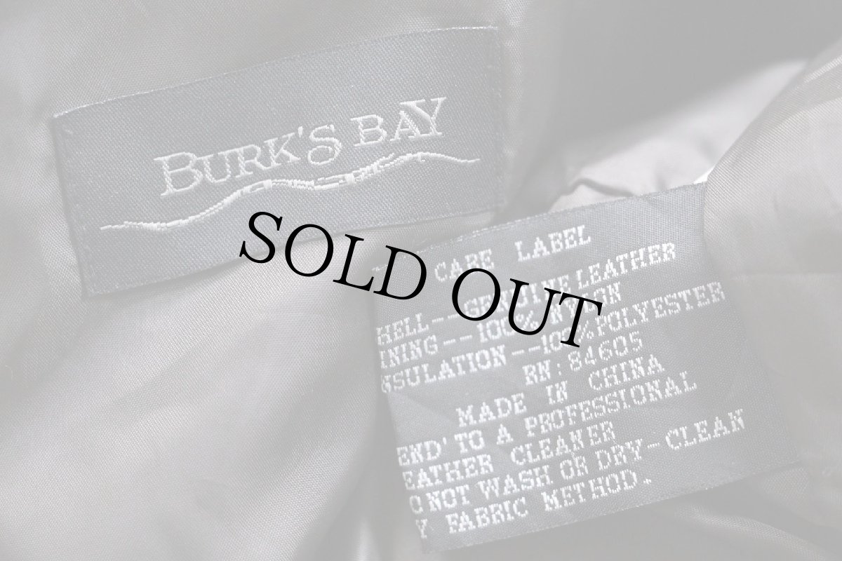 画像4: 00s NRA LIFE MEMBER 薄中綿入り ヌバック レザージャケット 黒 M (4)