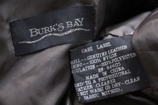 画像4: 00s NRA LIFE MEMBER 薄中綿入り ヌバック レザージャケット 黒 M (4)