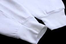 画像7: 80s USA製 星条旗 リボン 発泡プリント スウェット 白 XL (7)