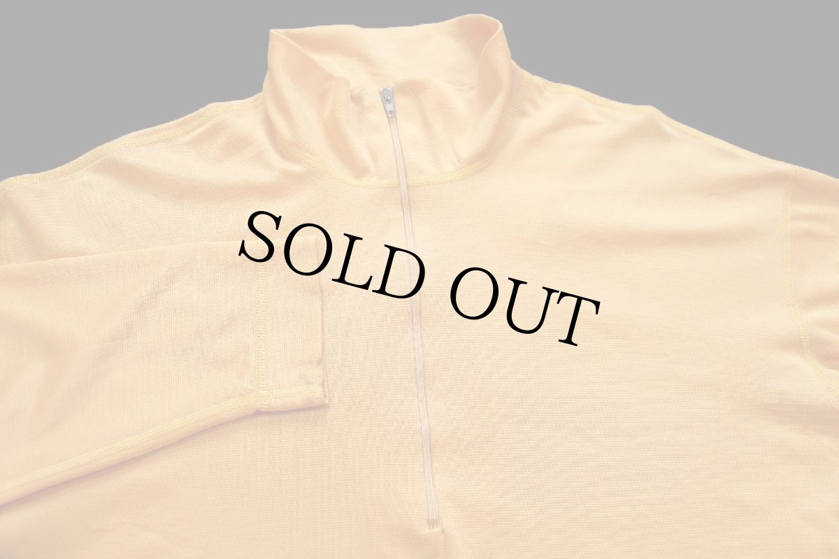 画像3: 90s patagoniaパタゴニア CAPILENEキャプリーン ハイネック ハーフジップ アンダーシャツ 薄オレンジ XL (3)