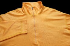 画像3: 90s patagoniaパタゴニア CAPILENEキャプリーン ハイネック ハーフジップ アンダーシャツ 薄オレンジ XL (3)