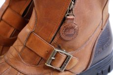 画像8: 90s POLO SPORT ポロ スポーツ ラルフローレン サイドジップ レザーブーツ 茶 10D (8)