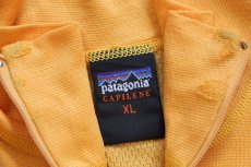 画像4: 90s patagoniaパタゴニア CAPILENEキャプリーン ハイネック ハーフジップ アンダーシャツ 薄オレンジ XL (4)