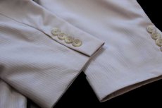 画像8: 90s カナダ製 ラルフローレン × Dillard's 2つボタン ウール テーラードジャケット グレーベージュ 39R★ブレザー (8)