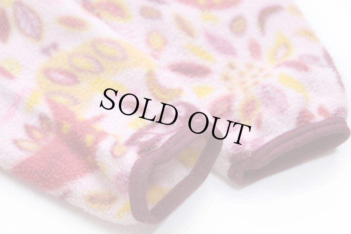 画像5: 00s patagoniaパタゴニア 総柄 マースピアル ハーフジップ プルオーバー シンチラ フリース KIDS' M (5)