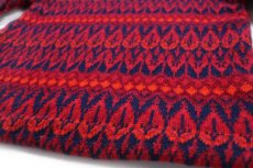 画像5: 70s スウェーデン製 ICELAND JERSEY MODELLER ノルディック柄 ボートネック ウールニット セーター M (5)