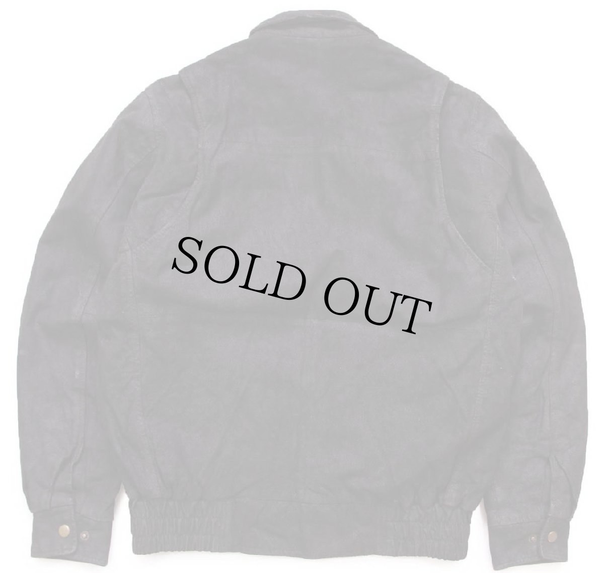 画像2: 00s NRA LIFE MEMBER 薄中綿入り ヌバック レザージャケット 黒 M (2)