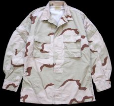 画像1: 00s 米軍 U.S.ARMY デザートカモ BDU ジャケット カスタム M-L (1)