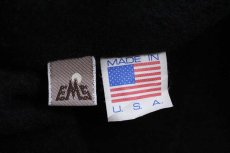 画像6: 90s USA製 EMS ロゴ刺繍 総柄 フリースキャップ (6)