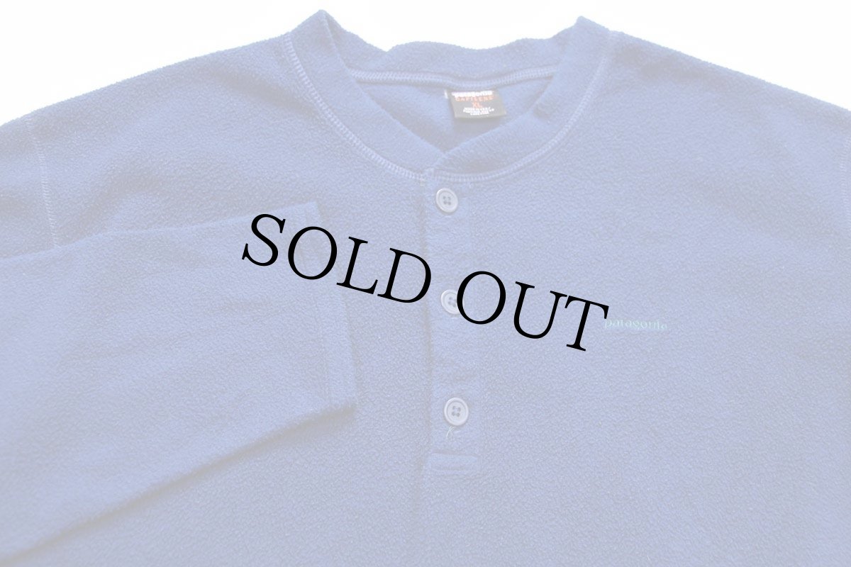 画像3: 90s USA製 patagoniaパタゴニア CAPILENEキャプリーン Expedition Weight Wallace Beery インナー フリース 濃青 XL (3)