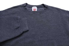 画像3: 90s Wilsonウィルソン 無地 スウェット チャコールグレー L★ブランク (3)