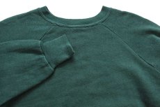 画像3: 80s USA製 Wranglerラングラー 無地 スウェット 緑 L★ブランク (3)