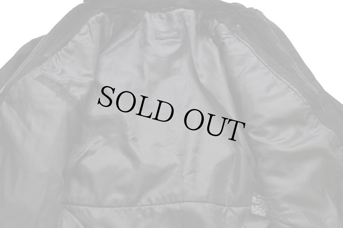 画像6: 00s NRA LIFE MEMBER 薄中綿入り ヌバック レザージャケット 黒 M (6)