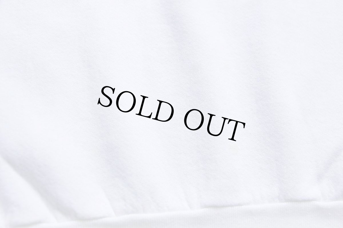 画像6: 80s USA製 星条旗 リボン 発泡プリント スウェット 白 XL (6)