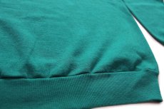 画像5: 90s USA製 TULTEX 無地 スウェット エメラルドグリーン L★ブランク (5)