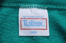 画像4: 90s USA製 TULTEX 無地 スウェット エメラルドグリーン L★ブランク (4)