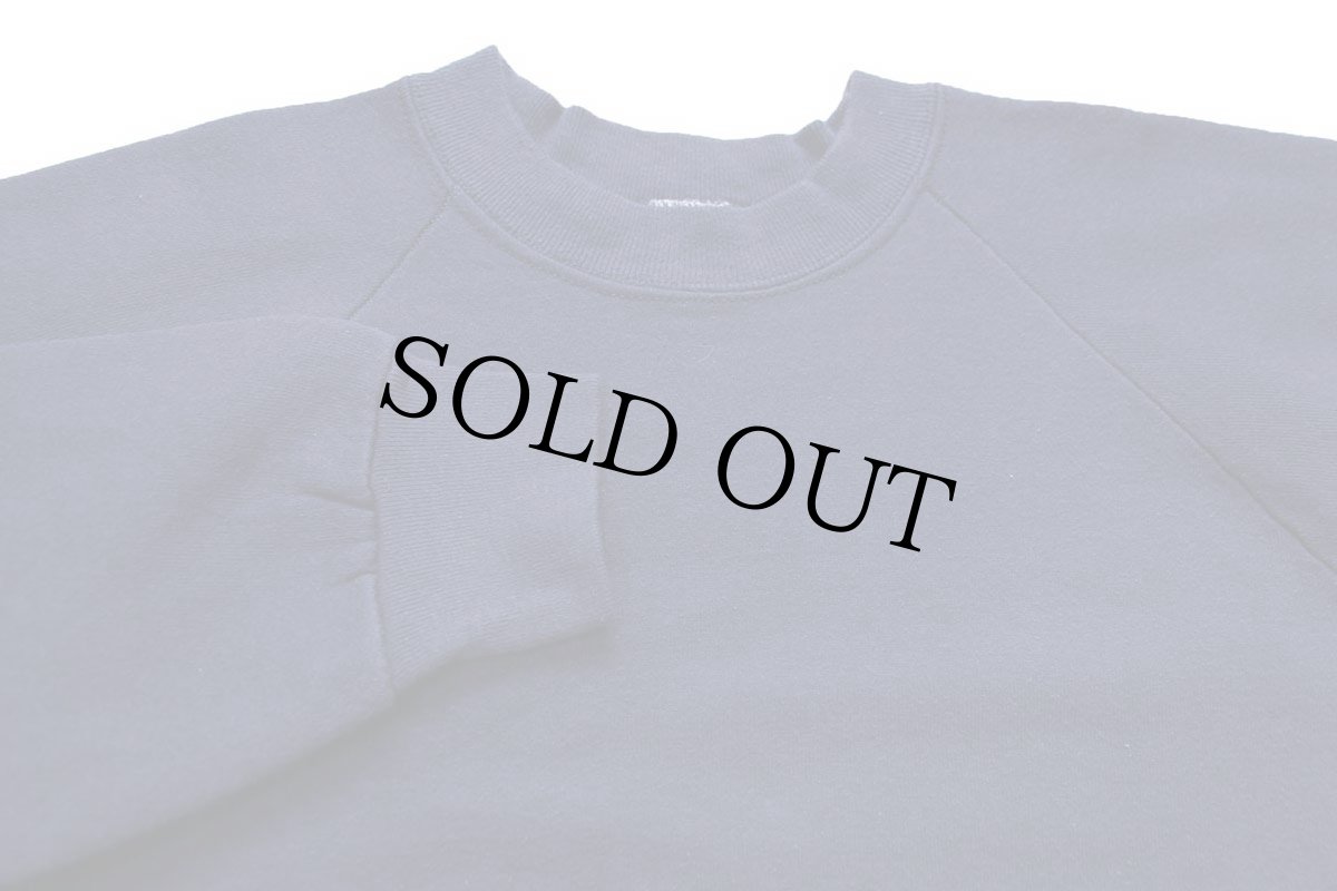 画像3: 80s USA製 FRUIT OF THE LOOM 無地 スウェット 紺 L★ブランク (3)