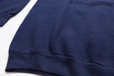 画像5: 80s USA製 FRUIT OF THE LOOM 無地 スウェット 紺 L★ブランク (5)