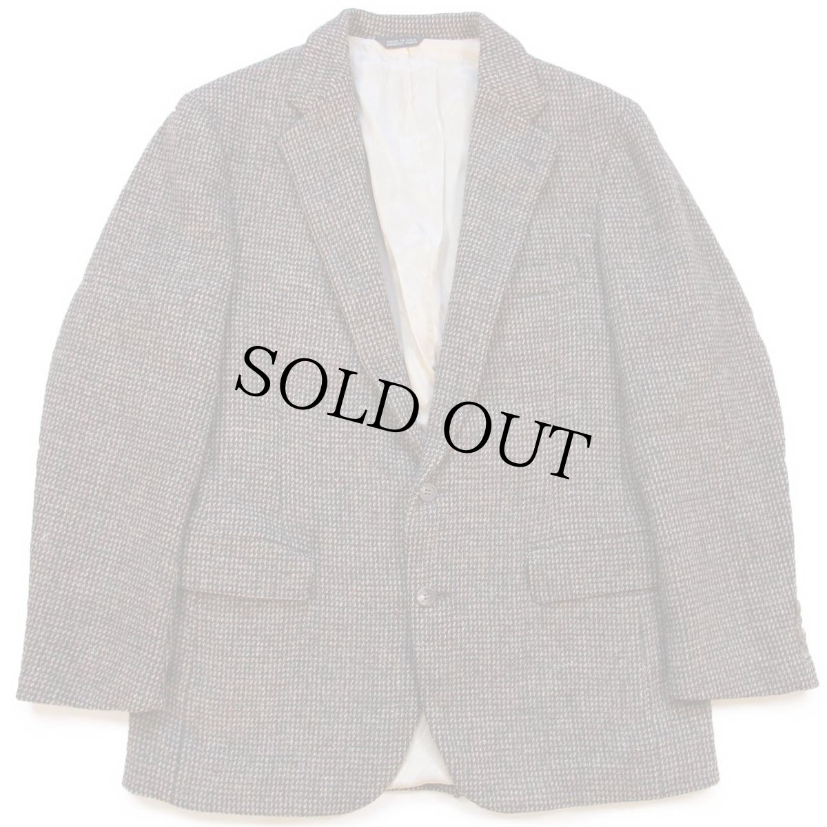 画像1: 80s USA製 Polo University Club ラルフローレン × Mark Shale 2つボタン ツイード ウール テーラードジャケット★ブレザー (1)