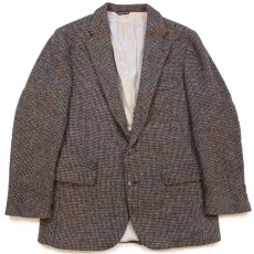 画像1: 80s USA製 Polo University Club ラルフローレン × Mark Shale 2つボタン ツイード ウール テーラードジャケット★ブレザー (1)