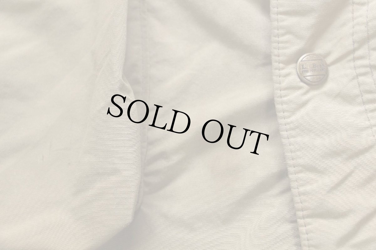 画像7: 80s USA製 L.L.Bean BAXTER STATE PARKA ウールライナー ナイロン マウンテンジャケット カスタム タン L (7)