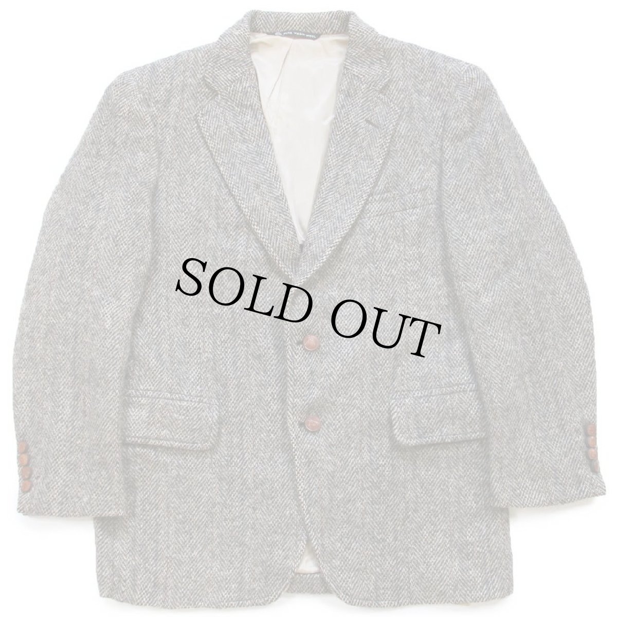 画像1: 70s USA製 Barney's NEW YORK バーニーズニューヨーク 2つボタン ウール ツイード テーラードジャケット★ブレザー (1)