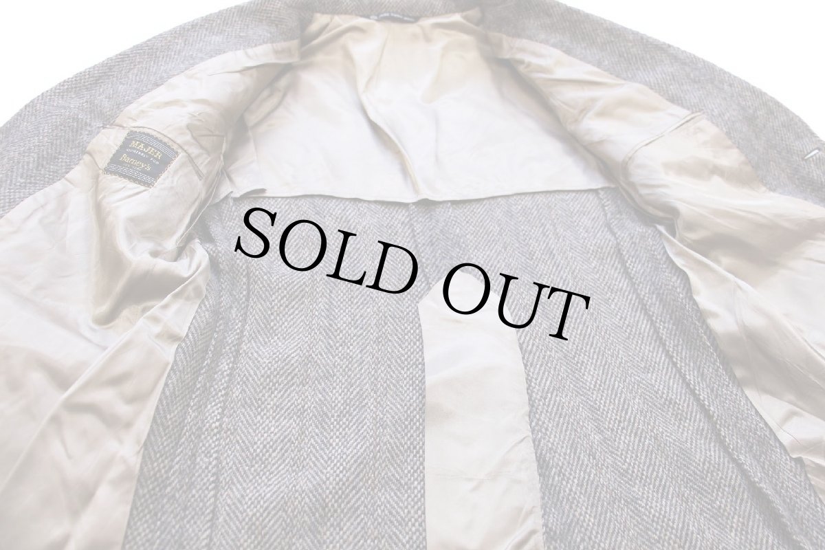 画像5: 70s USA製 Barney's NEW YORK バーニーズニューヨーク 2つボタン ウール ツイード テーラードジャケット★ブレザー (5)