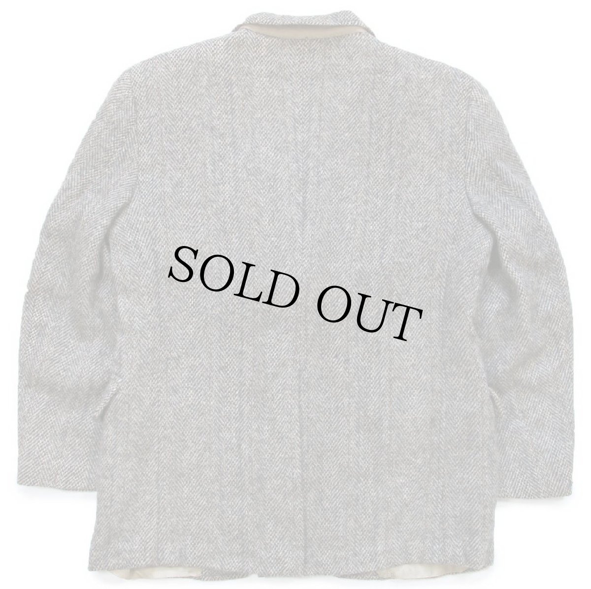 画像2: 70s USA製 Barney's NEW YORK バーニーズニューヨーク 2つボタン ウール ツイード テーラードジャケット★ブレザー (2)